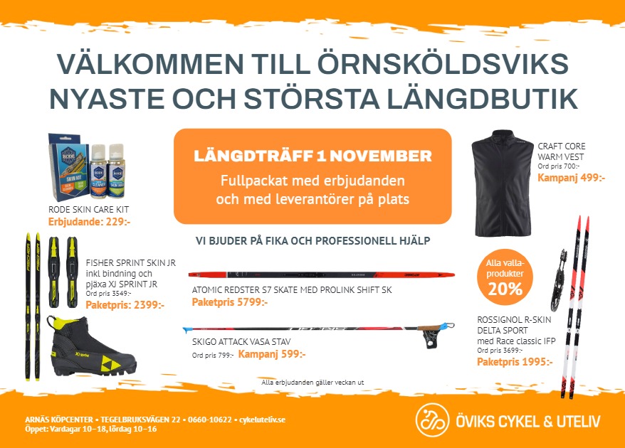 Jens Cykel Jakt Fiske AB M64 längdskidor1